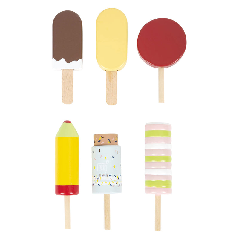 Load image into Gallery viewer, Small foot - houten ijsjes fresh met standaard, 7dlg.
