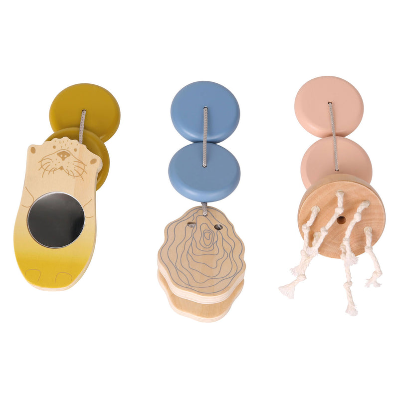 Load image into Gallery viewer, Small foot - houten babygym zeekust
