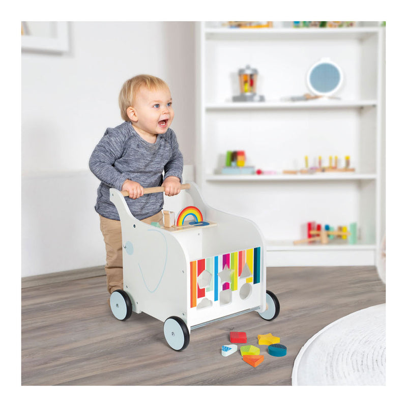 Load image into Gallery viewer, Small foot - baby walker speelgoedkist olifant
