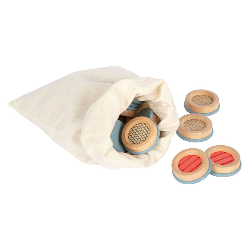 Afbeelding laden in galerijviewer, Small foot - sensorisch houten geheugenspel sensory
