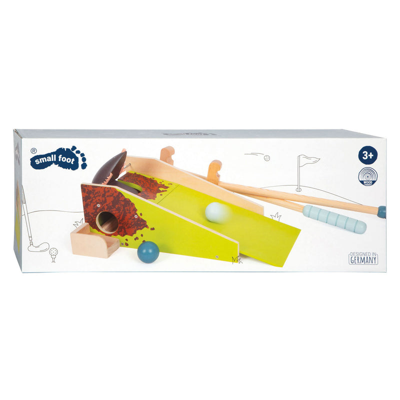 ギャラリービューアに画像をロードする, Small foot houten minigolfset - kinderspel met mol thema, educatief speelgoed.
