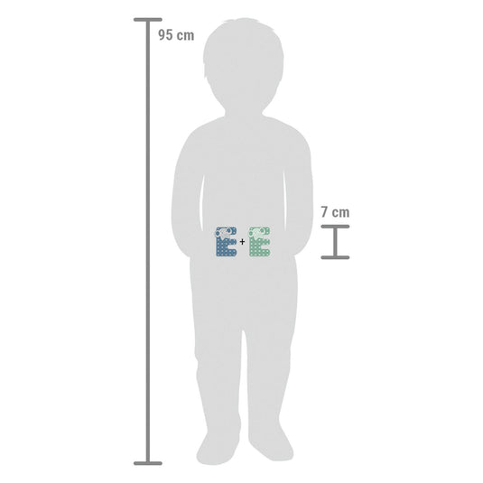 Small foot - houten dieren kinderletter - e