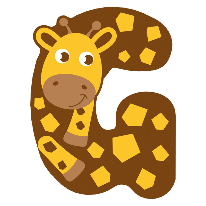 Load image into Gallery viewer, Small foot - houten dieren kinderletter - g
