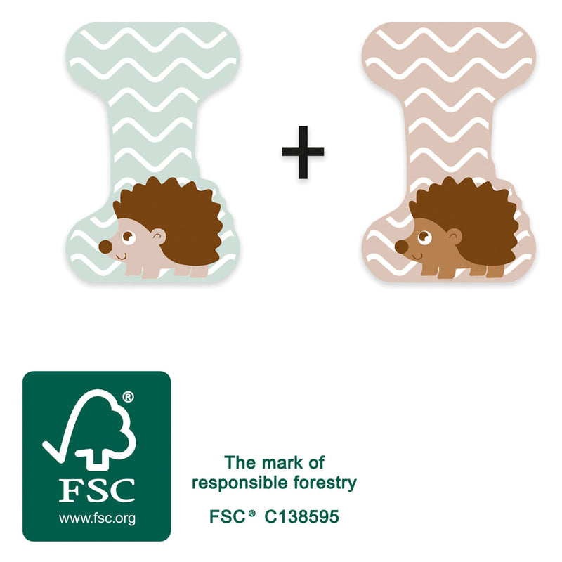 Load image into Gallery viewer, Small foot - houten dieren kinderletter - i
