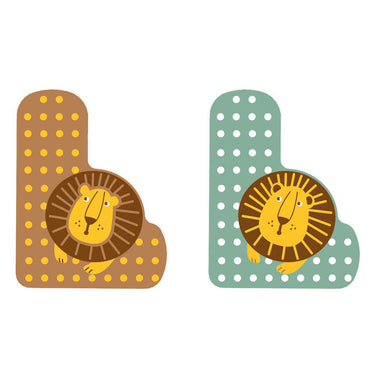 Small foot - houten dieren kinderletter - l