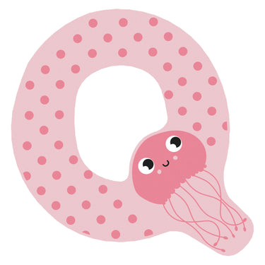 Small foot - houten dieren kinderletter - q