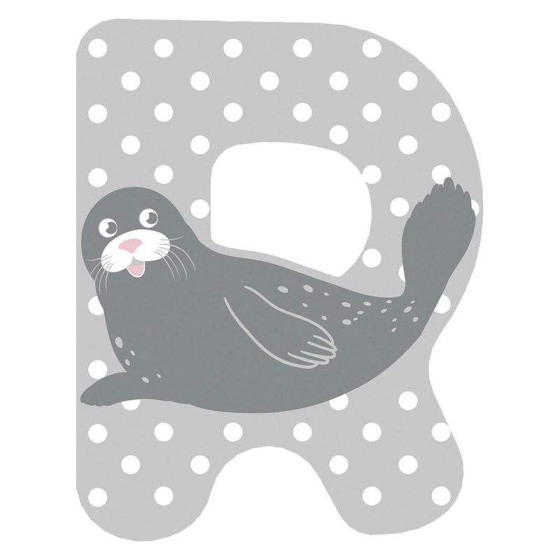 Load image into Gallery viewer, Small foot - houten dieren kinderletter - r
