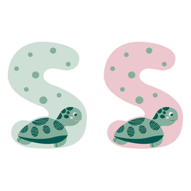 Small foot - houten dieren kinderletter - s
