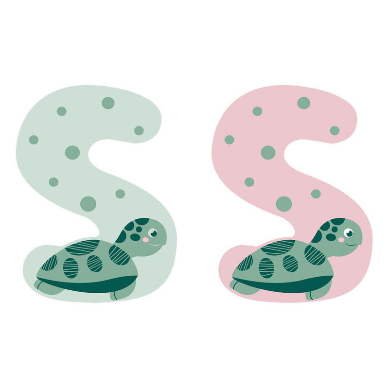 Load image into Gallery viewer, Small foot - houten dieren kinderletter - s

