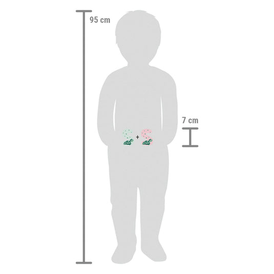 Small foot - houten dieren kinderletter - s