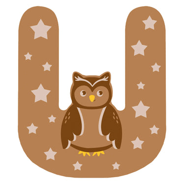 Small foot - houten dieren kinderletter - u
