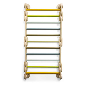 Small foot - houten klimrek 2in1 driehoek en wandrek adventure