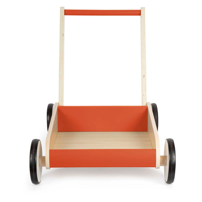 Afbeelding laden in galerijviewer, Small foot - houten loopwagen koper rood
