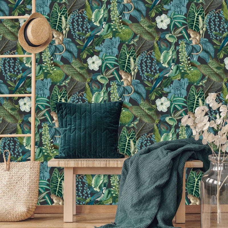 Load image into Gallery viewer, Dutch wallcoverings behang amazon meerkleurig
