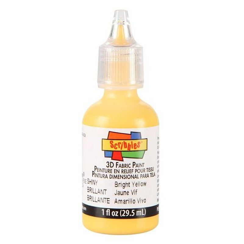 Load image into Gallery viewer, Scribbles • 3d textielverf glanzend 29,5ml helder geel
