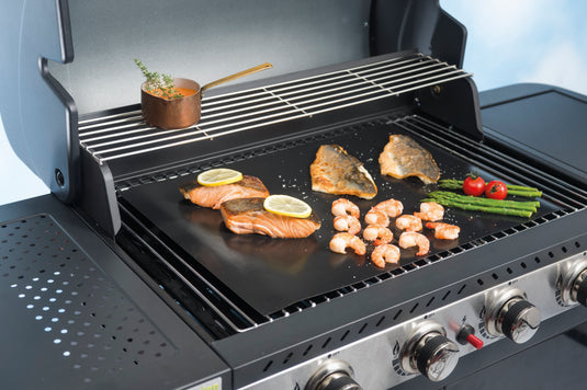 Nostik barbecue grillfolie 40x50cm antikleef zwart