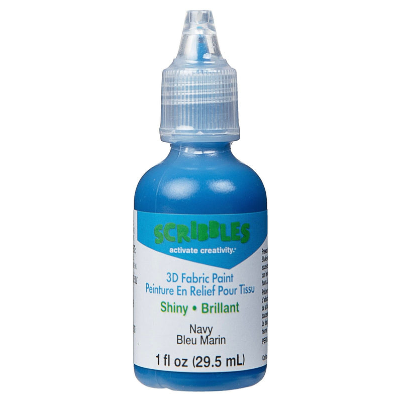 Load image into Gallery viewer, Scribbles • 3d textielverf glanzend 29,5ml marine
