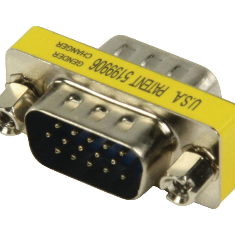 Load image into Gallery viewer, Valueline gchd-mm15p metalen mini vga adapter hd15p mannelijk - hd15p mannelijk
