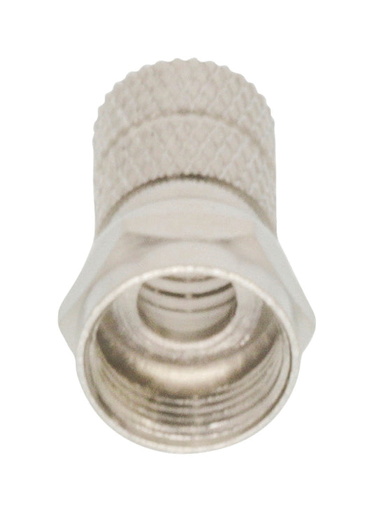 Valueline fc-001prof f-connector male metaal zilver