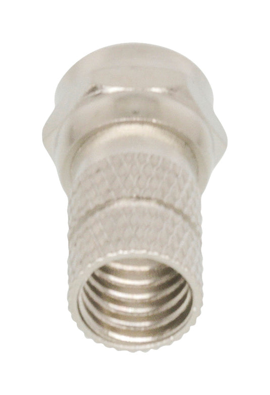 Valueline fc-001prof f-connector male metaal zilver