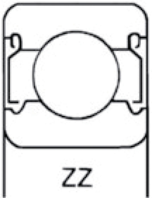 Hq w1-04515 kogellager 6206 zz