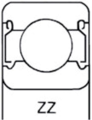 Hq w1-04516 kogellager 6207 zz