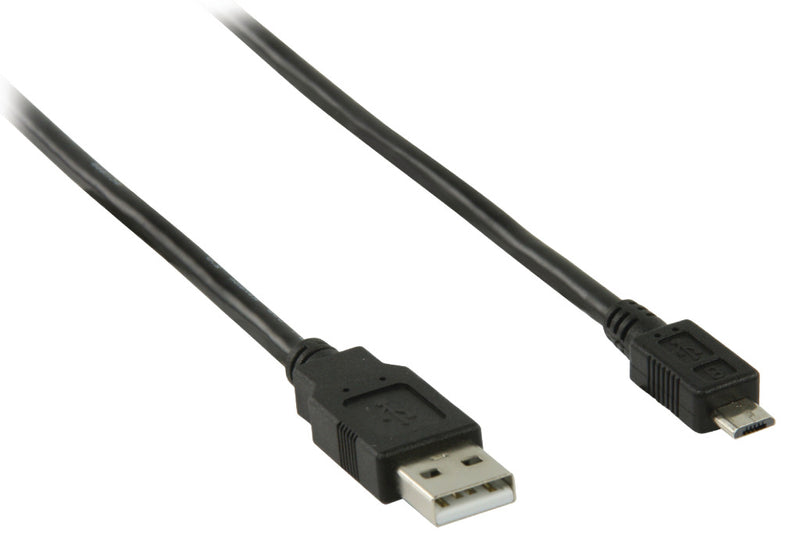 Load image into Gallery viewer, Valueline vlcp60500b10 usb 2.0 usb a male - usb micro b male kabel 1,00 m zwart
