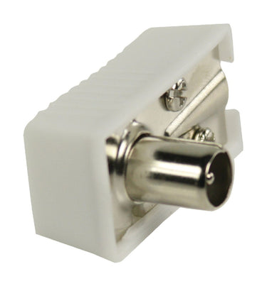 Valueline vlsp40900w gehoekte coax connectoren coax mannelijk wit