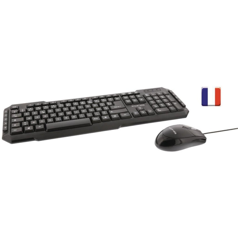 Load image into Gallery viewer, Overige Merken K ouml;nig CSKMCU100 USB Toetsenbord Optische Muis Zwart
