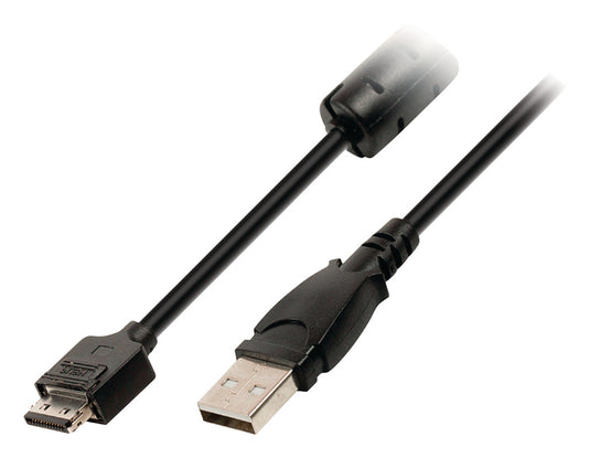Valueline vlcp60806b20 camera data kabel usb 2.0 a male - 12p canon connector male 2,00 m zwart