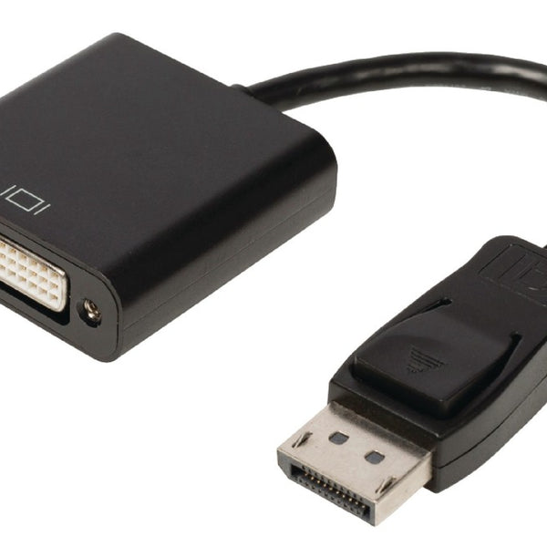 Valueline valueline vlcb37250b02 displayport-adapterkabel displayport mannelijk dvi-d 24 + 1-pins vrouwelijk 0,20 m zwart