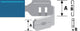 Valueline st-191 kabelschoen blauw