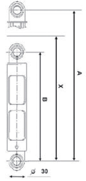 Fixapart w1-05034 schokdemper 120 n 10 mm origineel onderdeelnummer 44.041.655.0