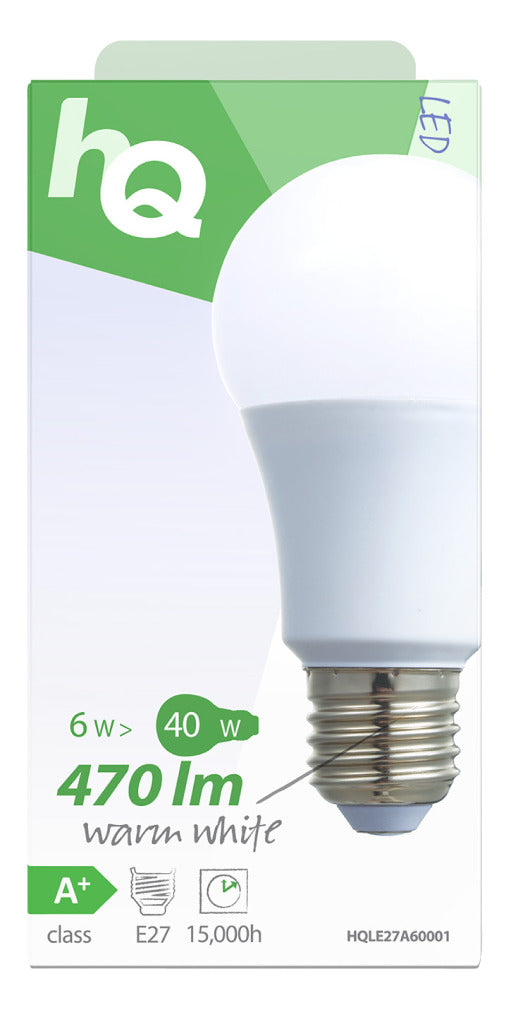 Load image into Gallery viewer, Hq le27a60001 led-lamp a60 e27 6,5 w 470 lm 2 700 k
