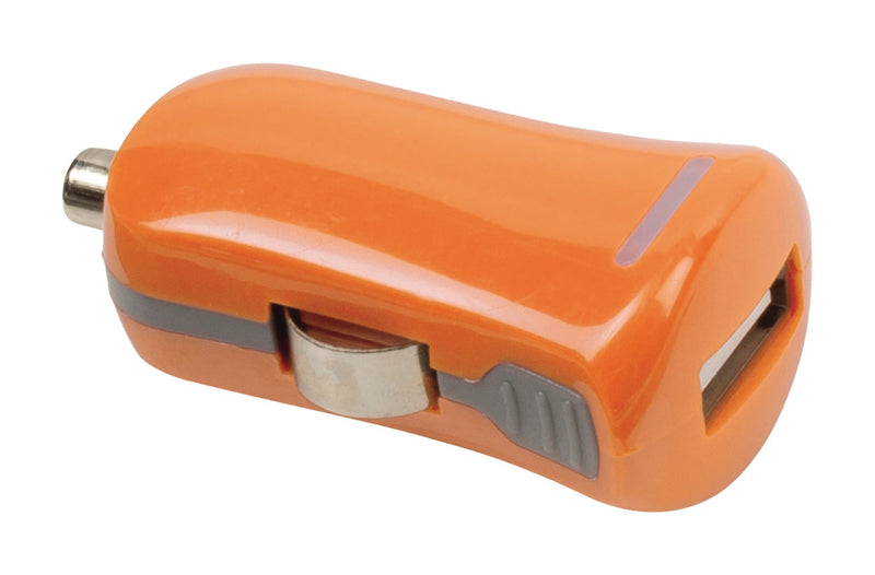 Load image into Gallery viewer, Valueline vlmp11950o usb-autolader usb a female - 12v-autoaansluiting oranje

