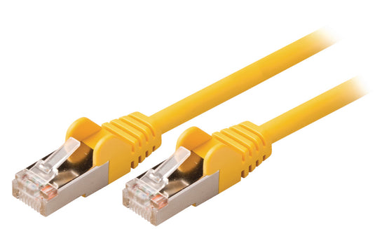 Valueline vlcp85121y025 cat5e sf utp netwerkkabel rj45 (8 8) male - rj45 (8 8) male 0.25 m geel