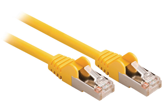 Valueline vlcp85121y025 cat5e sf utp netwerkkabel rj45 (8 8) male - rj45 (8 8) male 0.25 m geel