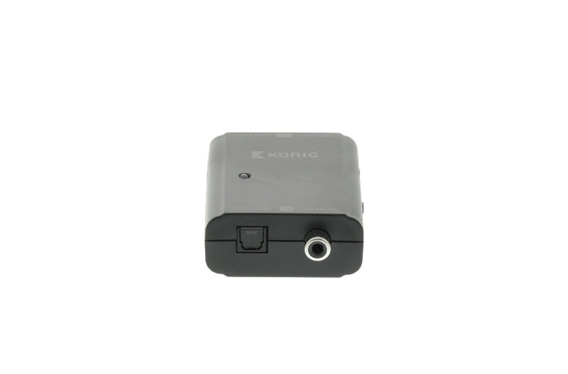 Load image into Gallery viewer, K ouml;nig König KNACO2502 Digitale Audio Converter 1x Toslink Female + 1x S pdif (rca) Female 1x Toslink Female + 1x S pdif (rca) Female Donkergrijs
