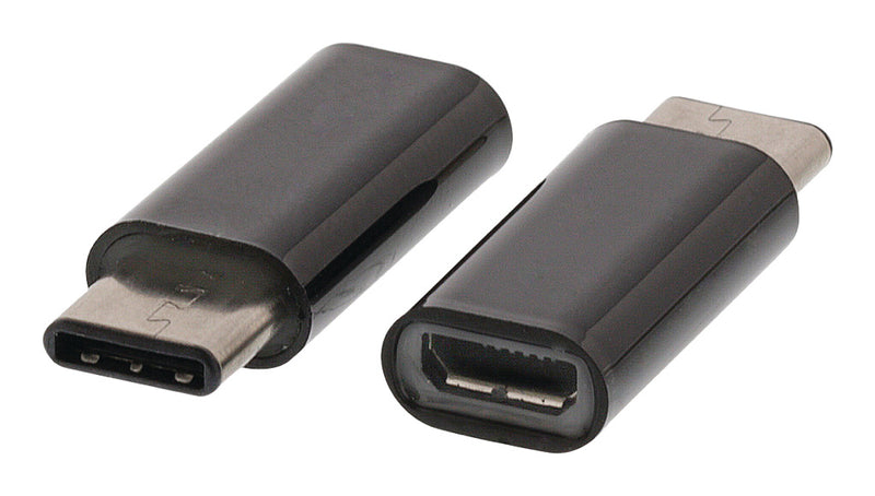 Load image into Gallery viewer, Valueline vlcp60910b usb 2.0-adapter usb-c male - usb micro-b female zwart
