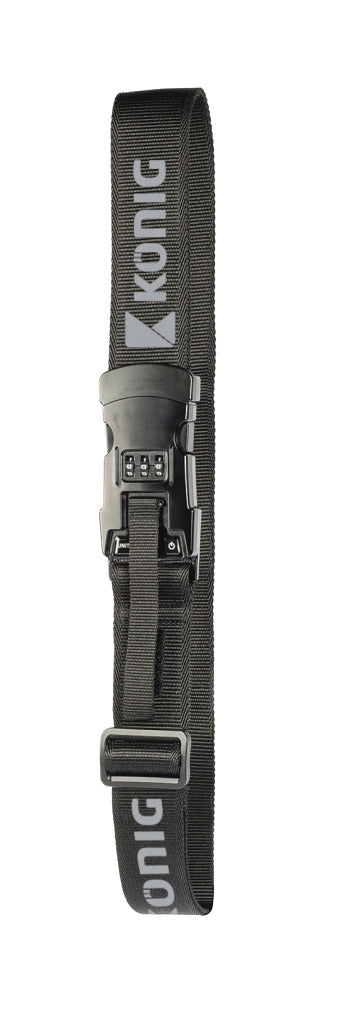 Load image into Gallery viewer, K ouml;nig k ouml;nig kn-sl10 kofferriem met ingebouwde weegschaal en slot zwart
