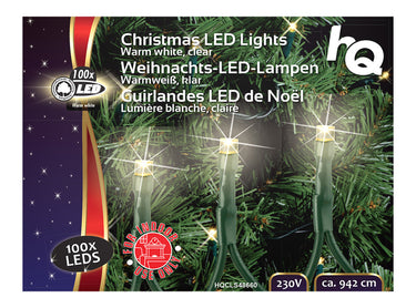 HQ HQ HQCLS48660 Kerstverlichting 100 LEDs 3W 9,42M Warm Wit Binnen