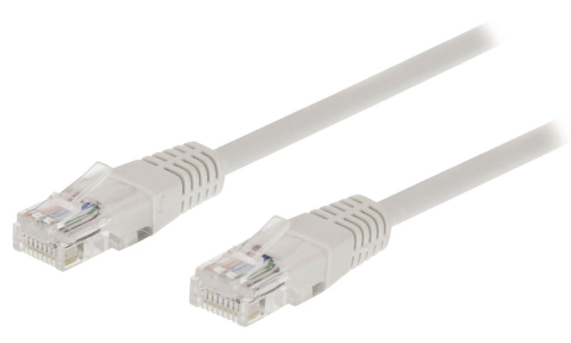 Load image into Gallery viewer, Valueline vlct85000w100 cat5e utp netwerkkabel rj45 (8 8) male - rj45 (8 8) male 10.0 m wit
