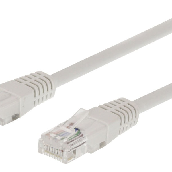 Valueline valueline vlct85000w100 cat5e utp netwerkkabel rj45 (8 8) male rj45 (8 8) male 10.0 m wit