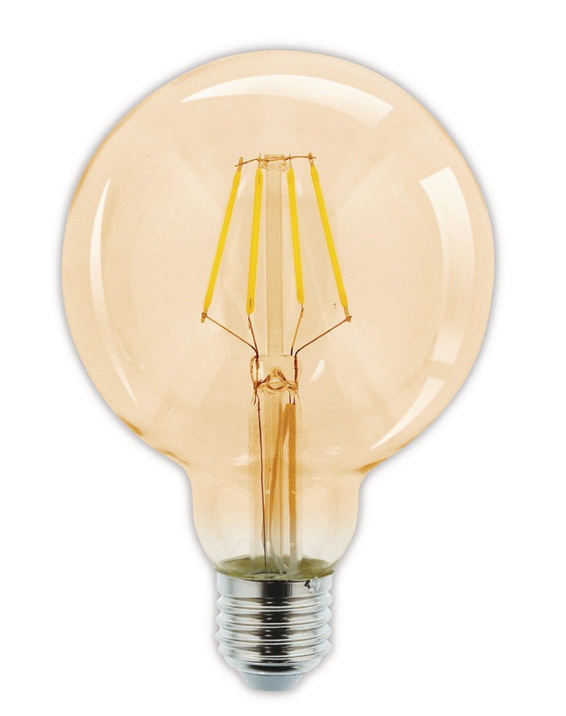 Load image into Gallery viewer, HQ HQ HQLFE27G95002 Led Retro Filament Lamp E27 Dimbaar G95 4 W 320 Lm 2500 K
