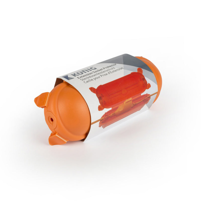 Load image into Gallery viewer, K ouml;nig könig ecbox1 stekkerbox ip44 oranje
