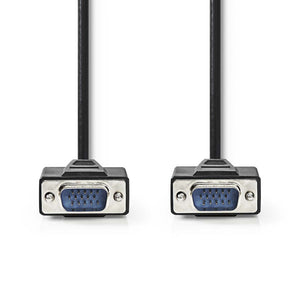 Nedis ccgp59000bk200 vga-kabel vga male vga male 20 m zwart