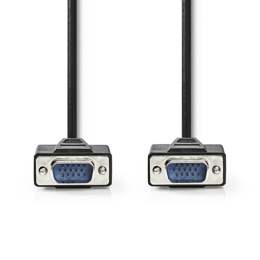 Nedis ccgp59000bk200 vga-kabel vga male vga male 20 m zwart