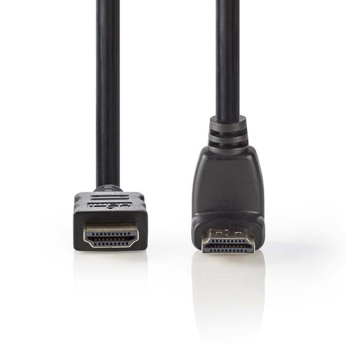 Nedis cvgp34200bk15 high speed hdmi kabel 90 deg; haaks met ethernet 1.5 m zwart
