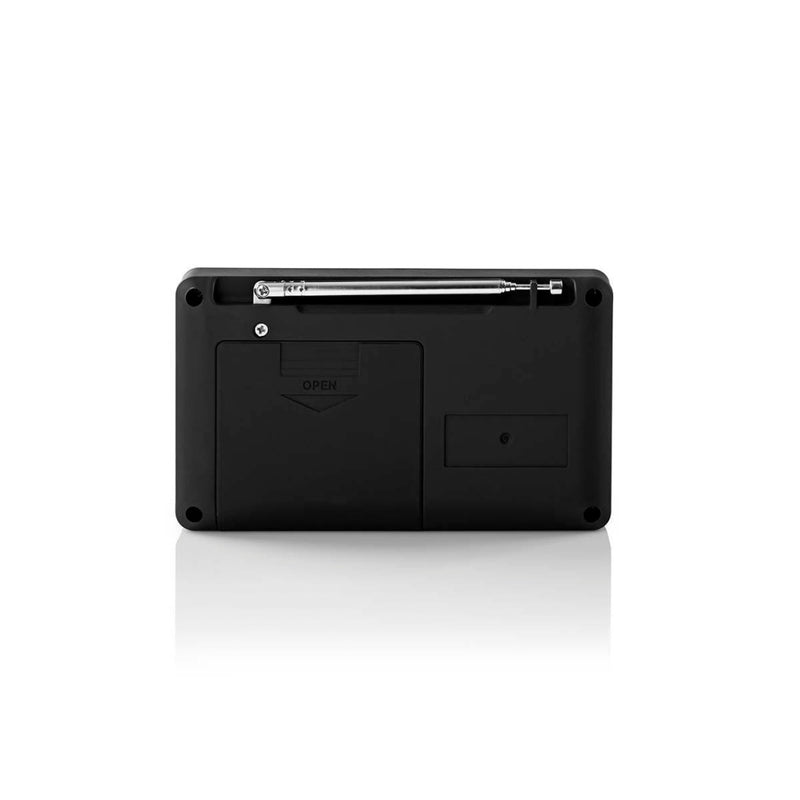 Load image into Gallery viewer, Nedis rdfm2100gy fm-radio 3,6 w usb-poort microsd-kaartsleuf zwart grijs
