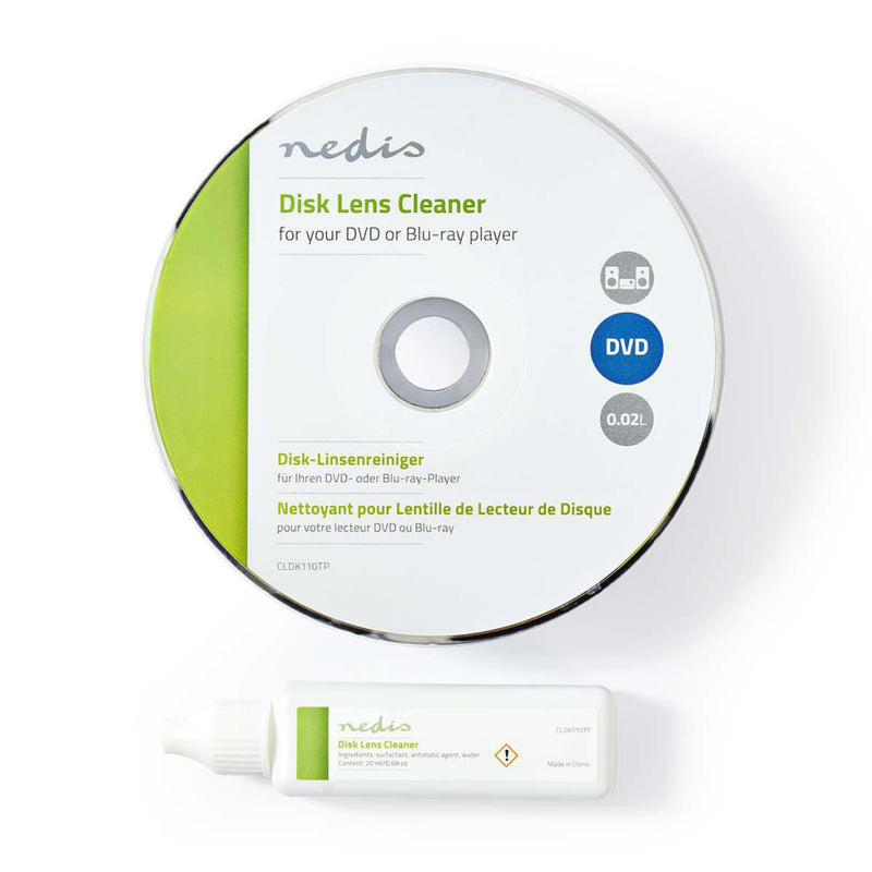 Load image into Gallery viewer, Nedis cldk110tp lensreiniger blu-ray dvd 20 ml
